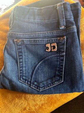 Joe's Jeans Dark Indigo Denim with Silver Logo